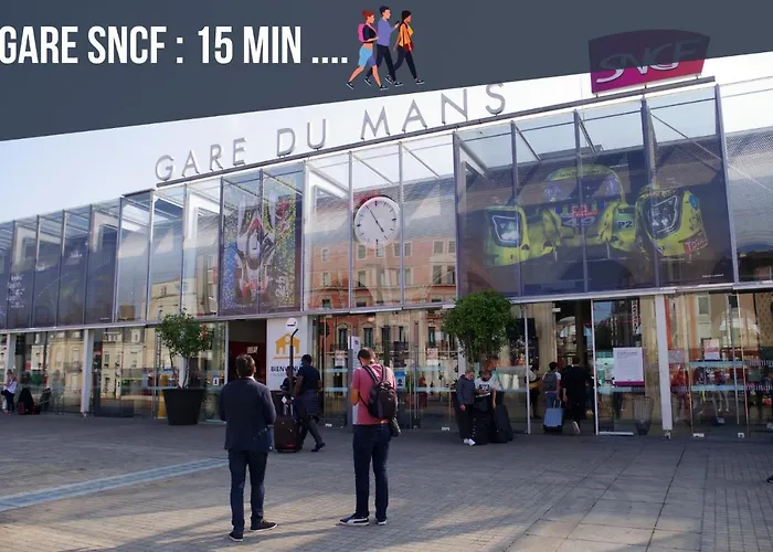 公寓 Sweet Nina Jazz Pour 5 Voyageurs, Situe A La Place De La Republique, Avec Parking Et Lit Queen Size 勒芒